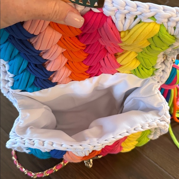 Colorful Braided Women's Bag - Picture 4 of 6